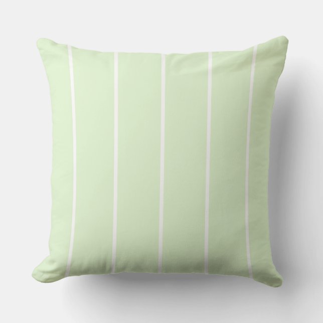 Soft Color Vertical Stripe Pattern Design Cushion (Front)