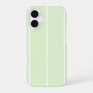 Soft Color Vertical Stripe Pattern Design iPhone 16 Case