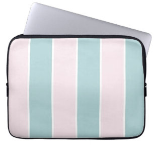 Soft Color Vertical Stripe Pattern Design Laptop Sleeve