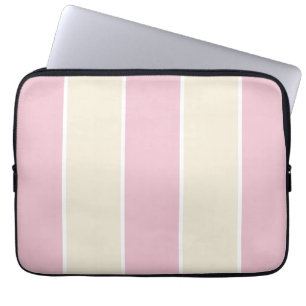 Soft Color Vertical Stripe Pattern Design Laptop Sleeve