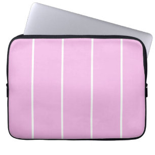 Soft Color Vertical Stripe Pattern Design Laptop Sleeve