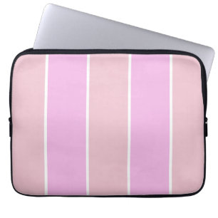 Soft Color Vertical Stripe Pattern Design Laptop Sleeve