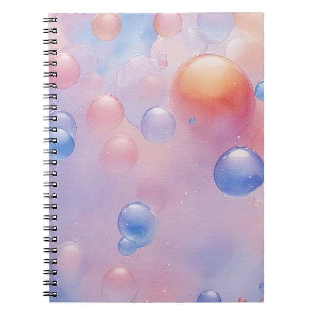 Soft Colour Balloons Notebook (Front)