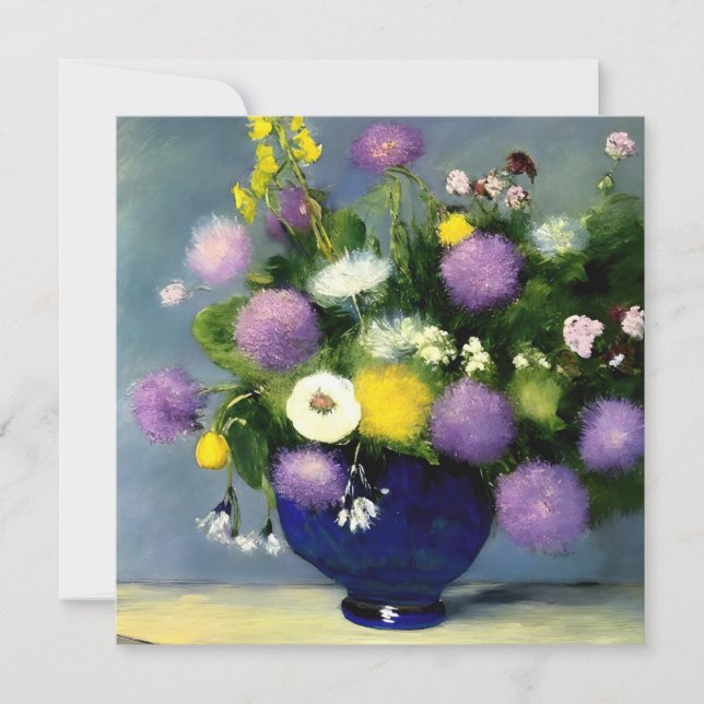 Soft Colour Flower Vase Print (Front)