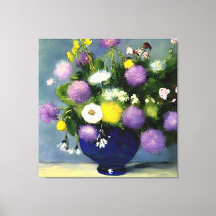 Soft Colour Flower Vase Print