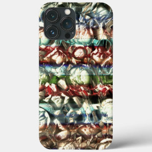 Soft colour texture with tone of some grainy glass iPhone 13 pro max case