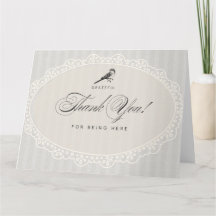 Soft Colour Thank You Card