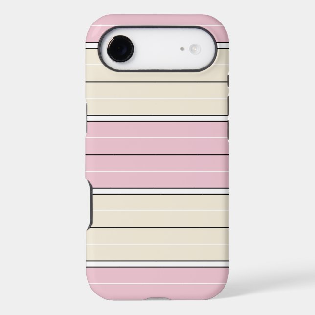 Soft Colour Vertical Stripe Pattern Design (Back)