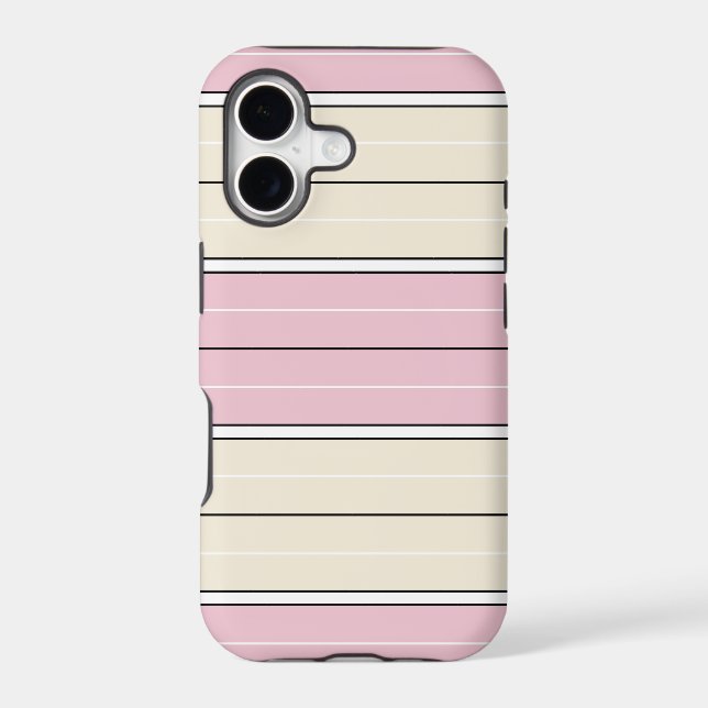Soft Colour Vertical Stripe Pattern Design (Back)