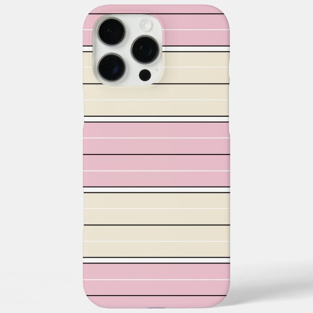 Soft Colour Vertical Stripe Pattern Design Case-Mate iPhone Case (Back)