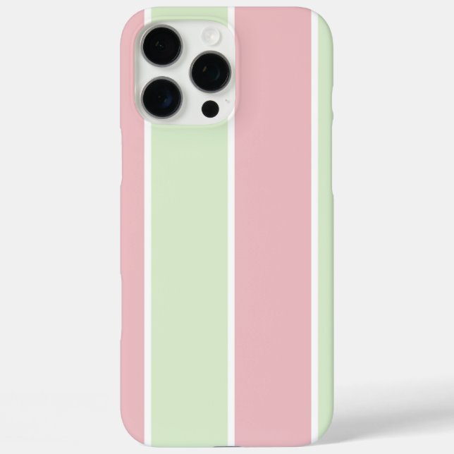 Soft Colour Vertical Stripe Pattern Design Case-Mate iPhone Case (Back)