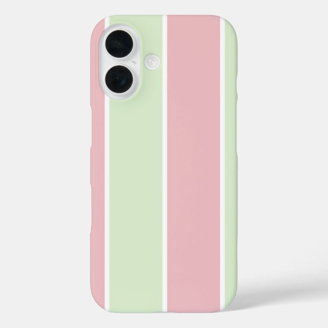 Soft Colour Vertical Stripe Pattern Design Case-Mate iPhone Case (Back)