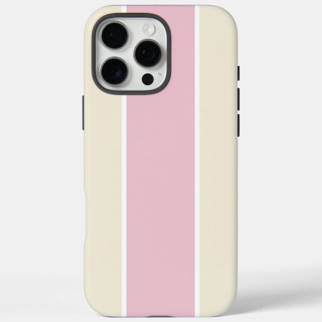 Soft Colour Vertical Stripe Pattern Design Case-Mate iPhone Case (Back)
