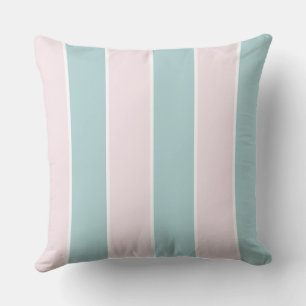 Soft Colour Vertical Stripe Pattern Design Cushion