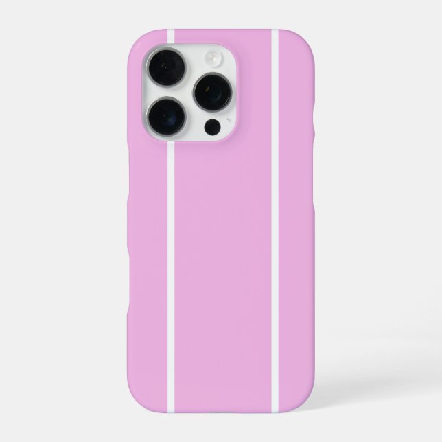 Soft Colour Vertical Stripe Pattern Design iPhone Case (Back)