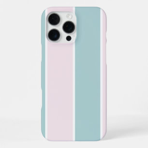 Soft Colour Vertical Stripe Pattern Design iPhone 16 Pro Max Case