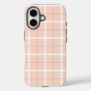 Soft Colour Vertical Stripe Pattern Point Design iPhone 16 Case