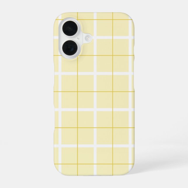 Soft Colour Vertical Stripe Pattern Point Design  iPhone 16 Case (Back)