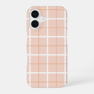 Soft Colour Vertical Stripe Pattern Point Design iPhone 16 Case
