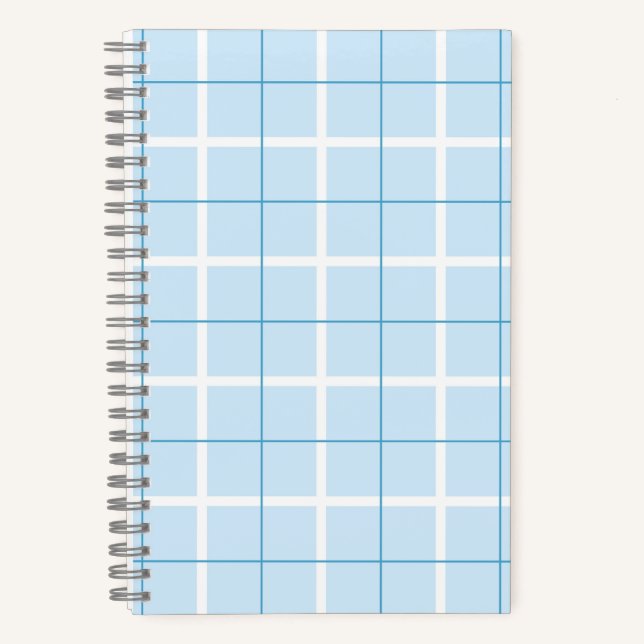 Soft Colour Vertical Stripe Pattern Point Design Notebook (Front)