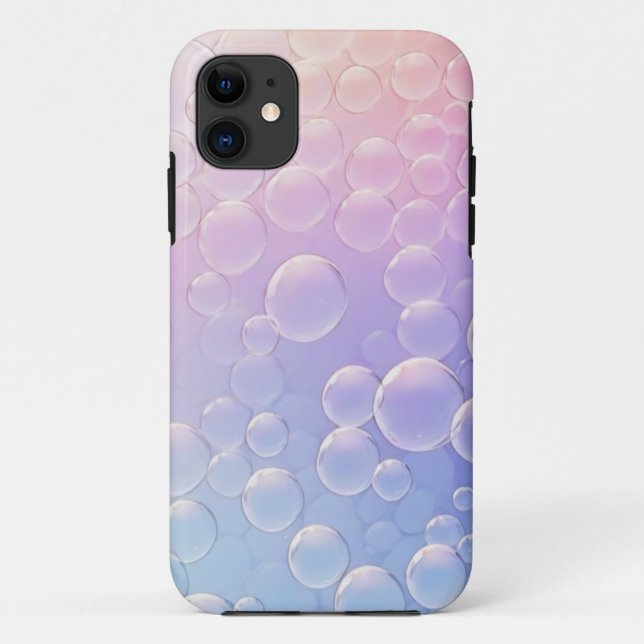 Soft Colours Bubbles Case-Mate iPhone Case (Back)