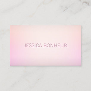 Soft Colours Fading Ombre Business Card