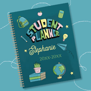 Soft Colours Hand Drawn Student Planner