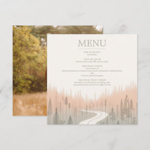 Soft Colours Trail Menu