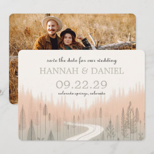 Soft Colours Trail Save The Date