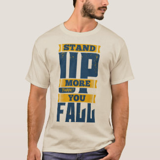 "Soft Comfort, Strong Words: Motivational Quote Te T-Shirt