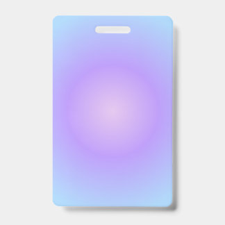 Soft Cotton Lavender ID Badge
