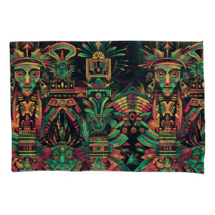 Soft Cyan "Ancestral Paradigm" Cosy Standard Pillo Pillowcase