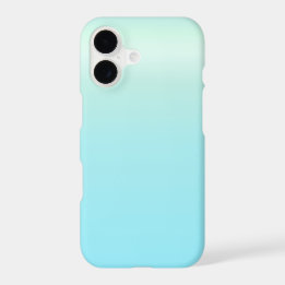 Soft Cyan Blue Gradient Minimal Phone Case