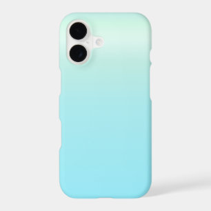 Soft Cyan Blue Gradient Minimal Phone Case