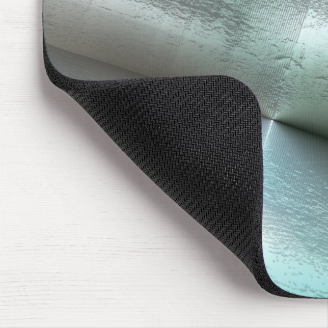 Soft cyan grey rocky texture with digital details  mouse pad (Corner)