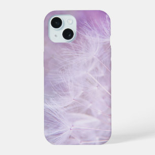 Soft Dandelion Seeds on Purple Custom Phone Case