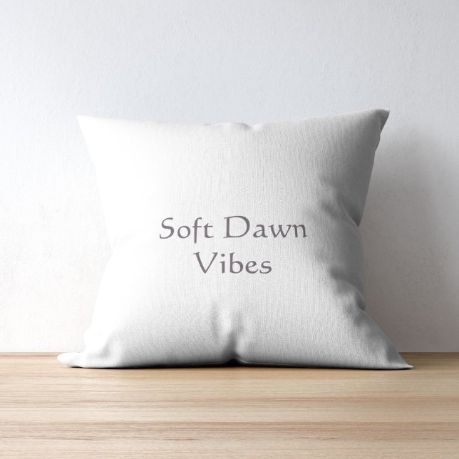 Soft Dawn Vibes Modern Minimalist  Cushion (Creator Uploaded)