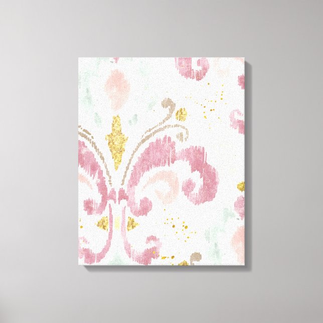 Soft Deco Pattern Canvas Print (Front)