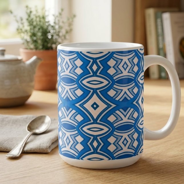 Soft Diamond & Oval Symmetry Coffee Mug (Creator Uploaded)