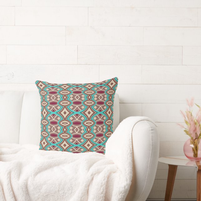 Soft Diamond & Oval Symmetry Cushion (Couch)