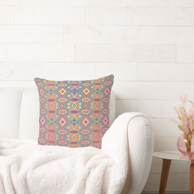 Soft Diamond & Oval Symmetry Cushion (Couch)
