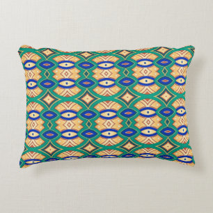 Soft Diamond & Oval Symmetry Decorative Cushion