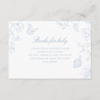Soft Dusty Blue Chinoiserie Books for Baby