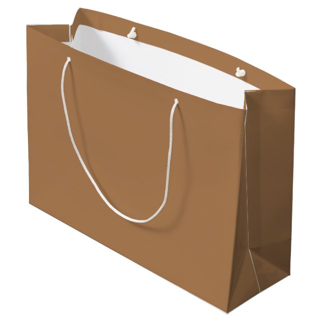 Soft Dusty Rose Pink Background – Wedding Large Gift Bag (Back Angled)