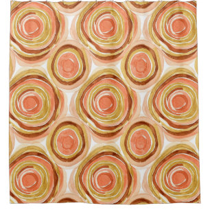 Soft Earthy Abstract (3) Shower Curtain
