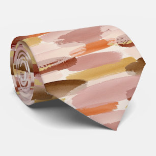 Soft Earthy Abstract (4) Tie