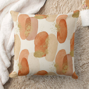 Soft Earthy Abstract (5) Cushion