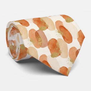 Soft Earthy Abstract (5) Tie