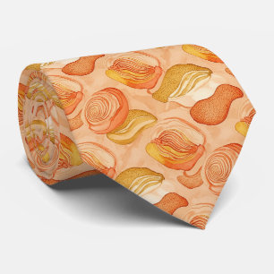 Soft Earthy Abstract (6) Tie