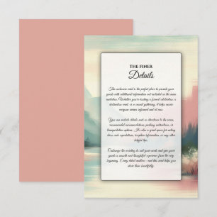 Soft Echoes of the Mountains Enclosure Card